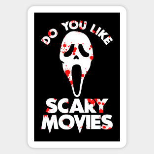 Ghostface Do You Like Scary Movies Sticker